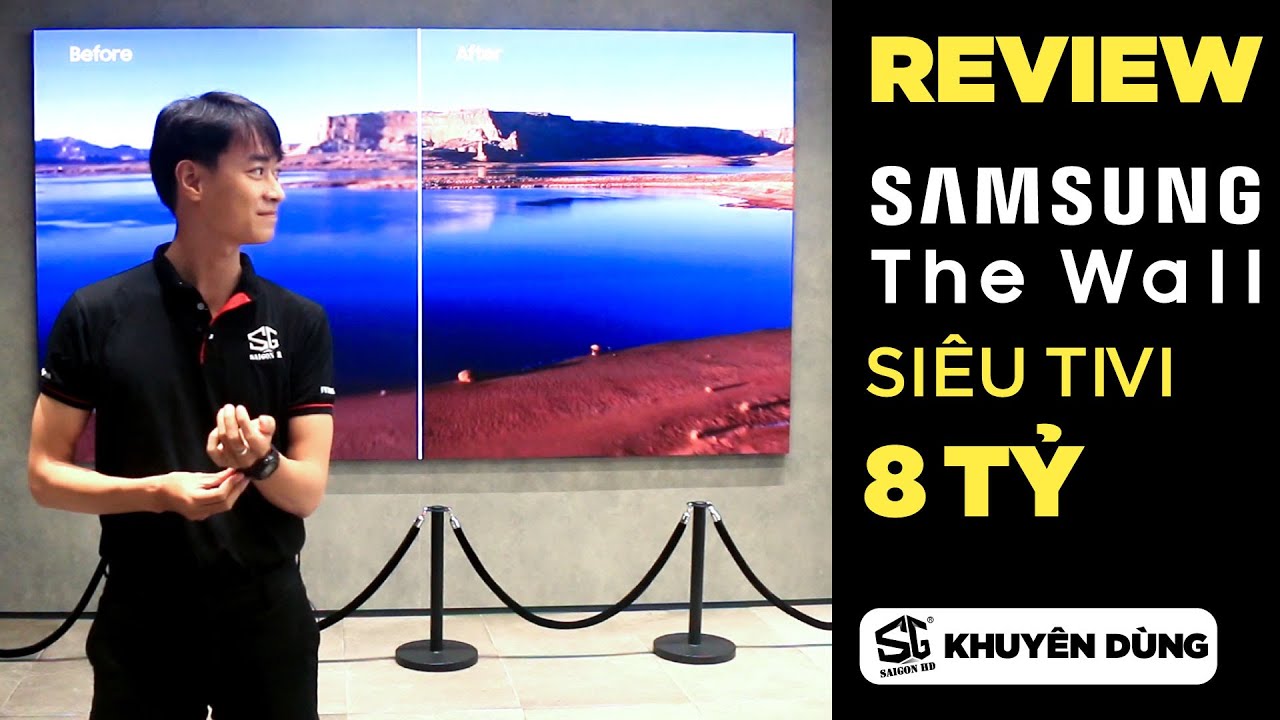 SAIGON HD GIỚI THIỆU | SAMSUNG THE WALL 146 INCH - SI&Ecirc;U TIVI THẾ HỆ TƯƠNG LAI