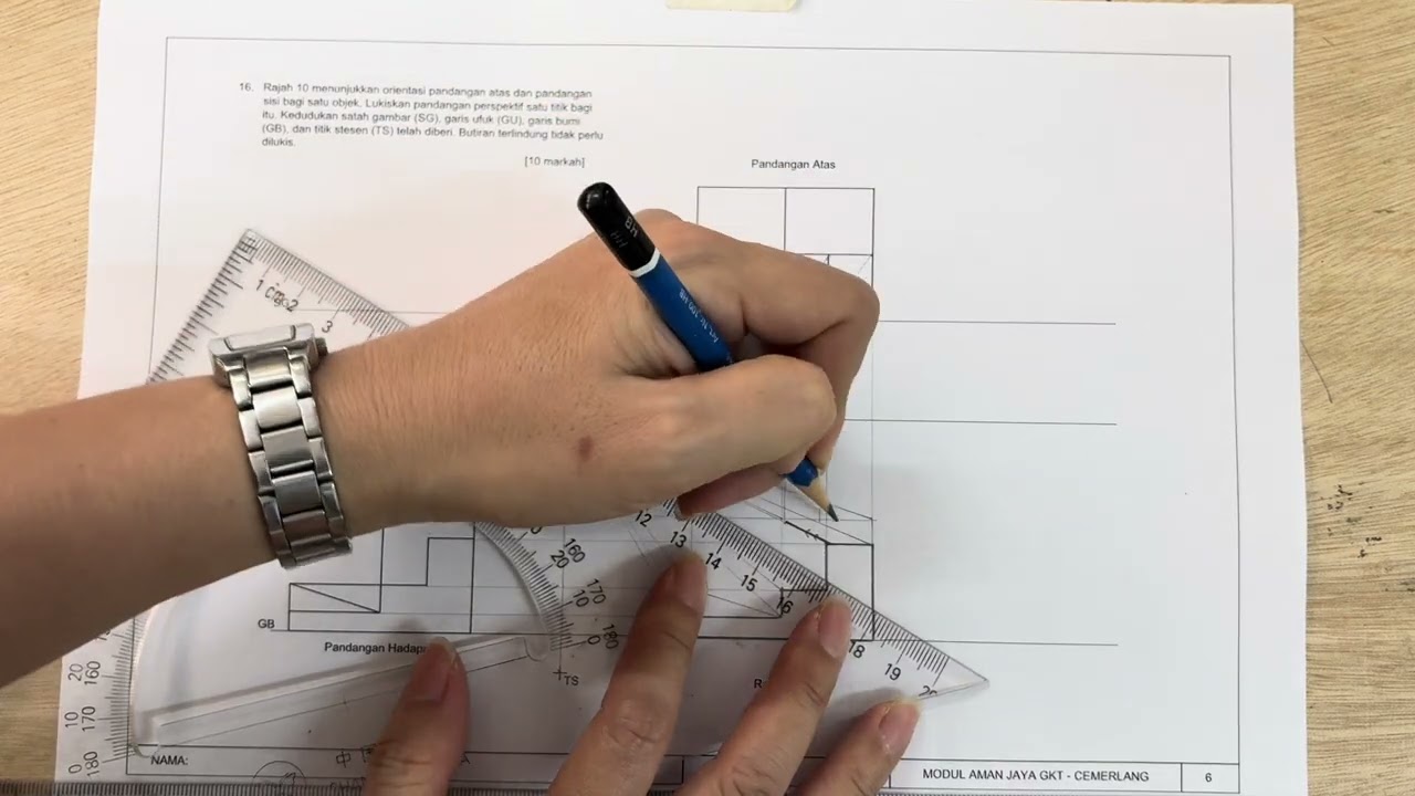 2025 lukisan perspektif 1 titik
