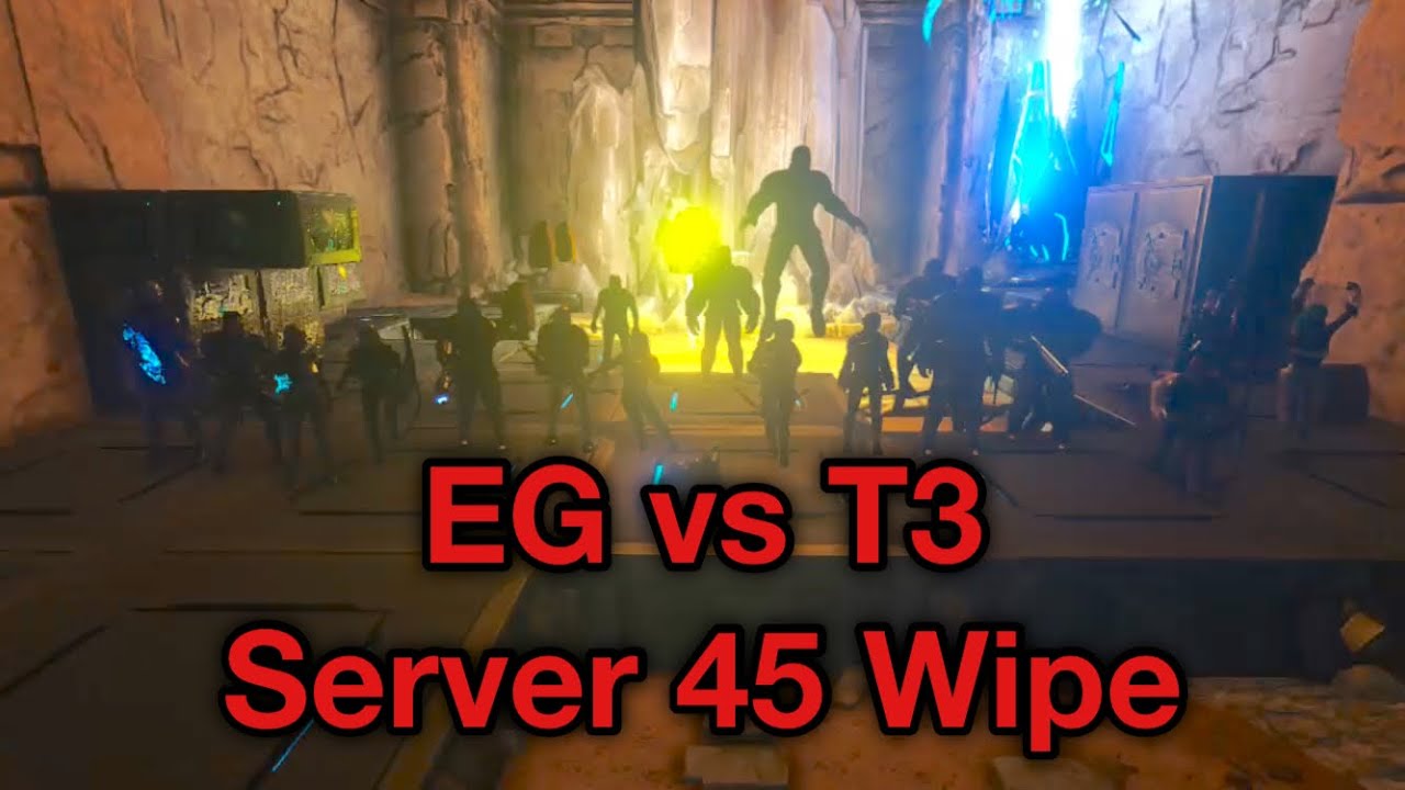 ENDGAME vs T3 [Server 45 Wipe] Ark Survival Evolved Official PvP