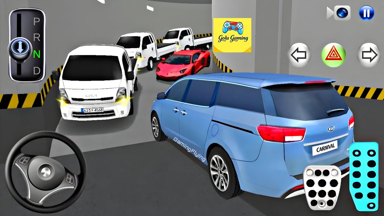 New Carnival car Stuck in Parking Garage - 3D Driving Class 2025 - 3D Driving Class Game - Car Game