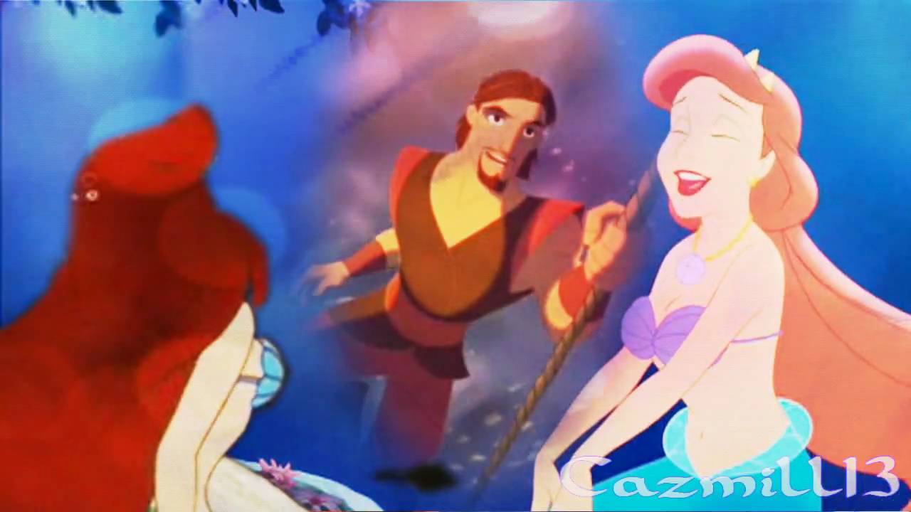Non-/Disney Crossover - Ariel, Sinbad & Athena - Daughter to Father
