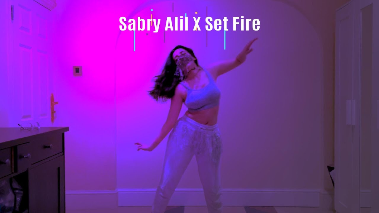 Sabry Aalil x Set Fire – Dance by Amal | ديو اديل وشيرين ميكس شعبي - الراقصة أمل