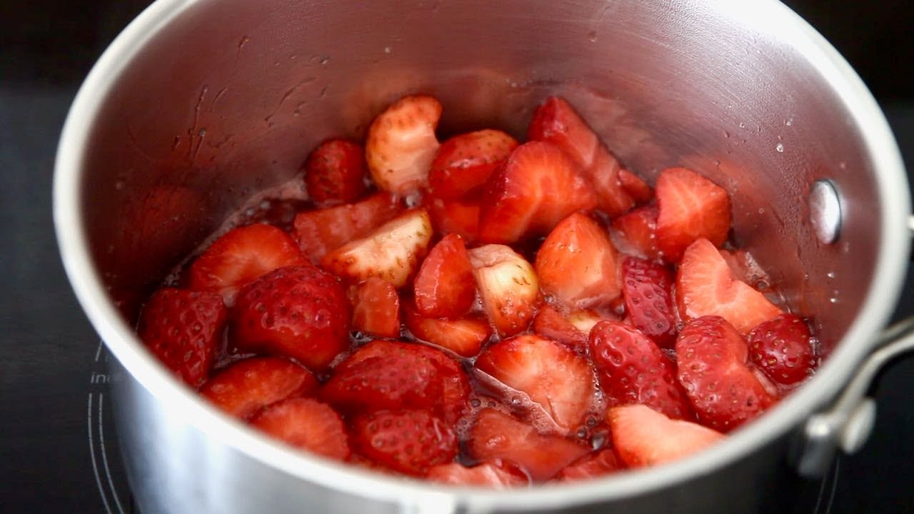 Coulis de fraises maison