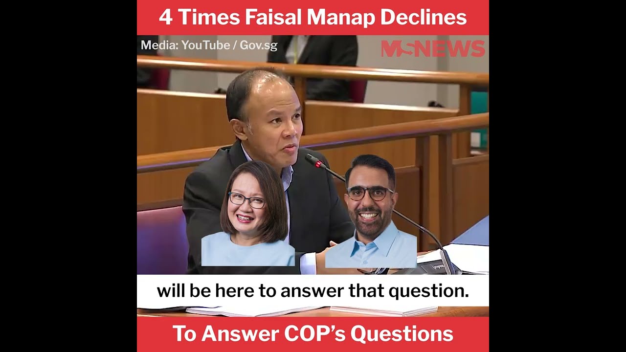 ファイサル・マナップ氏、COPの質問に4回回答拒否