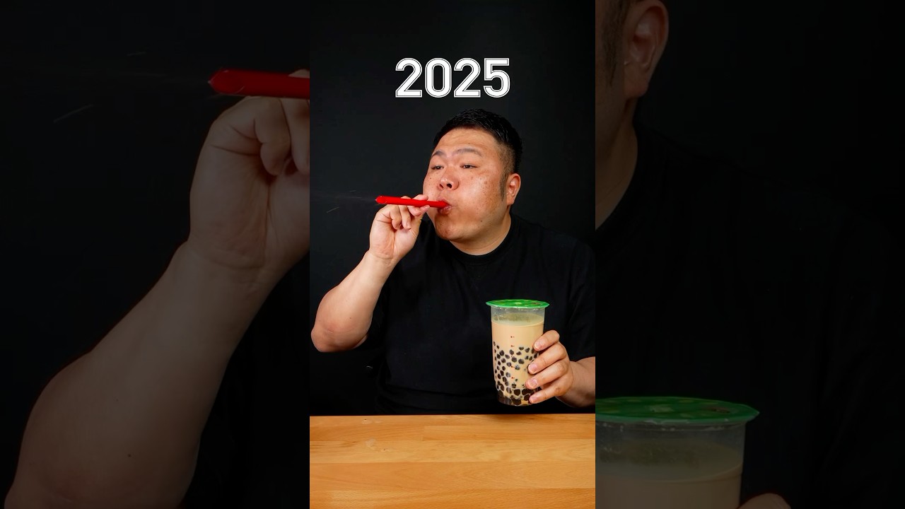 The History of Tapioca Milk Tea #mukbang #shorts
