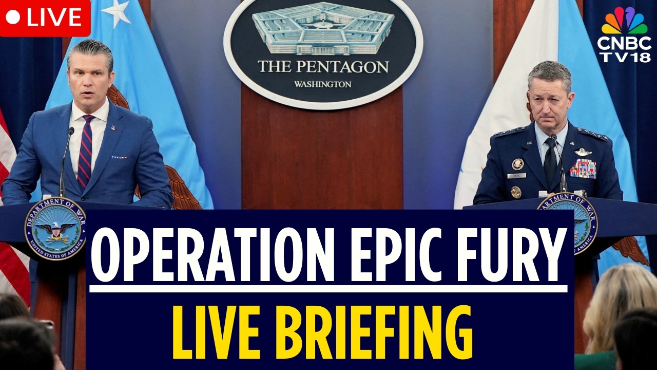Pentagon Briefing On Iran Operation LIVE: Pete Hegseth,  Gen. Dan Caine LIVE | Op Epic Fury | N18G