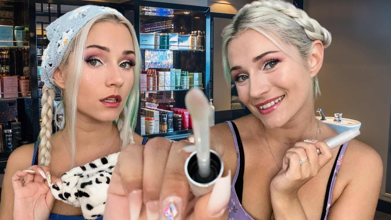ASMR Rude Eastern European Twin Sisters Do Your Makeup (Accent, Roleplay)