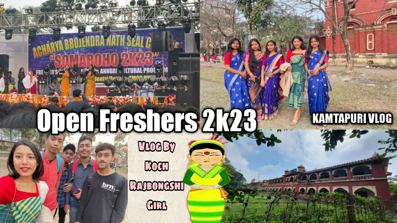 ABN Seal (Victoria) College || Freshers 2k23 Vlog || By Sakshi Roy || Koch Rajbongshi Girl