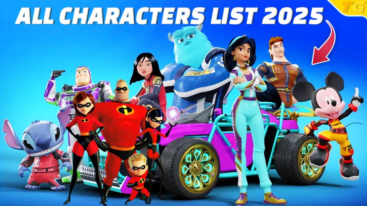 Disney Speedstorm - All Characters List 2025 (Season 11 - The Incredibles)