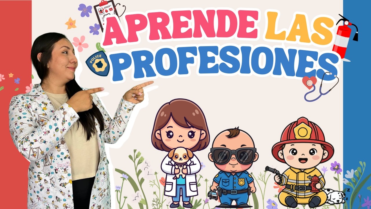 Profesiones para Niños y Bebés 👩‍🚒👮‍♂️ | Aprende Cantando y Bailando | Toddler Learning