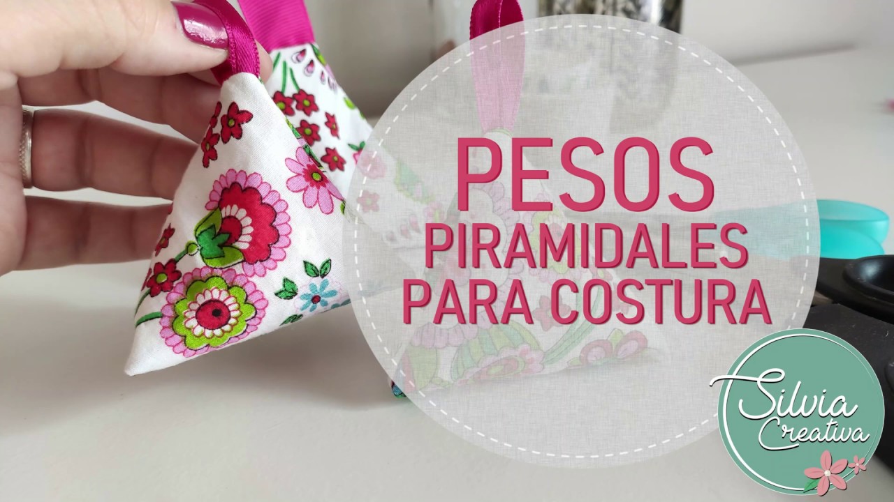 Pesos piramidales para costura