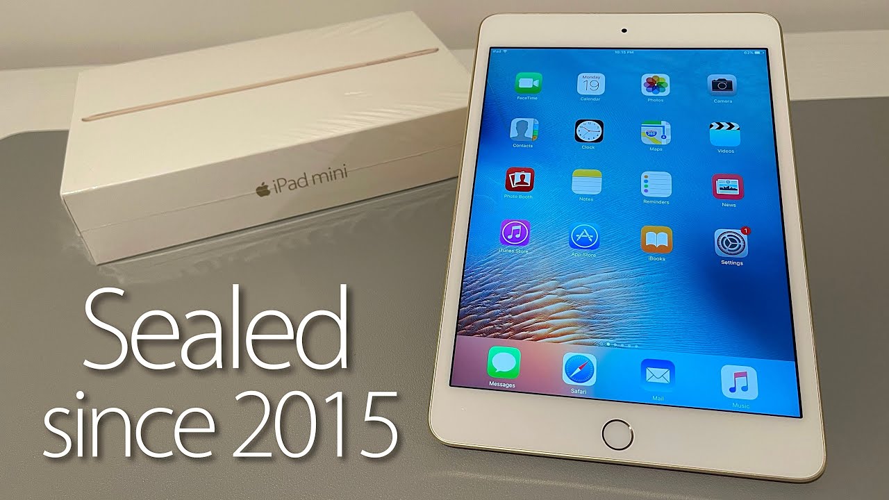 Распаковываем НОВЕЙШИЙ iPad mini 4... 10 ЛЕТ СПУСТЯ!