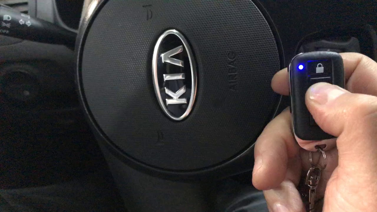 Kia Rio обзор установленной простой, недорогой автосигнализации Leopard LR 433