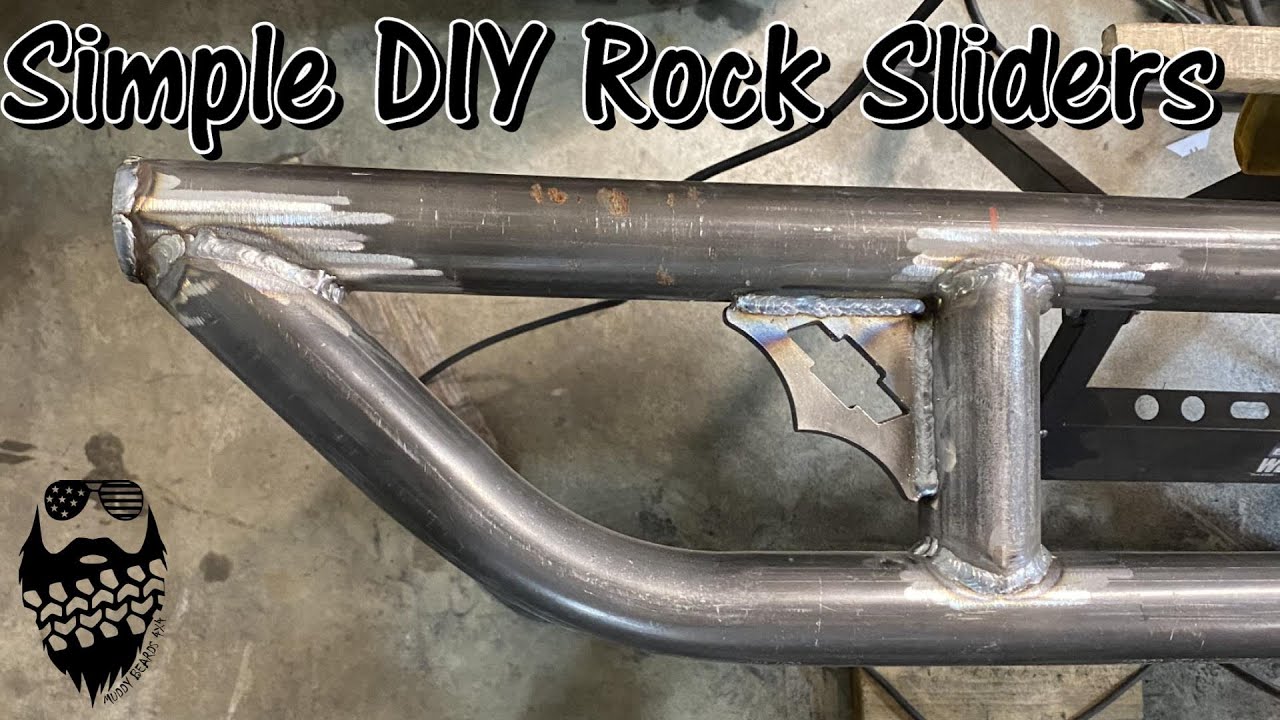 Simple DIY Rock Sliders, (perfect beginner welding project) SAS S10 Rock lander