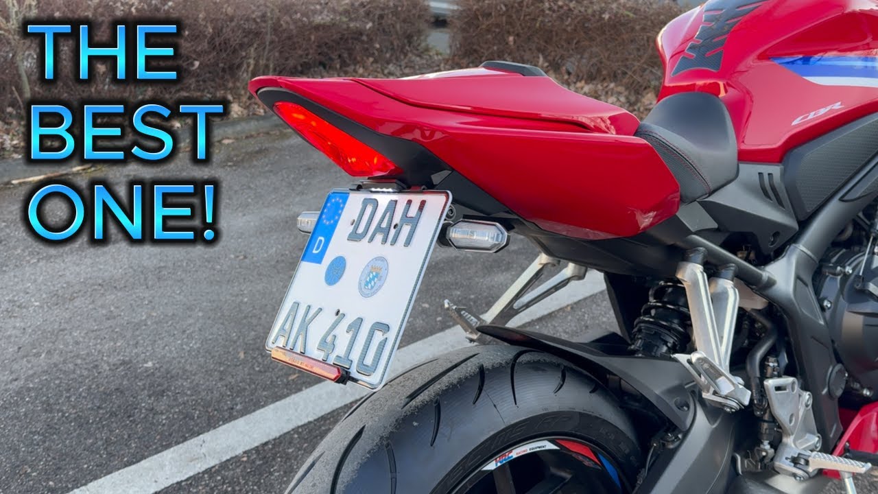 The BEST License Plate Holder - 2024 CBR650R