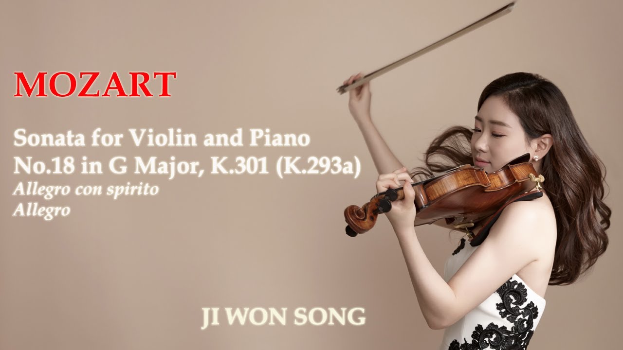 Mozart Sonata for Violin and Piano No.18 in G Major, K.301
