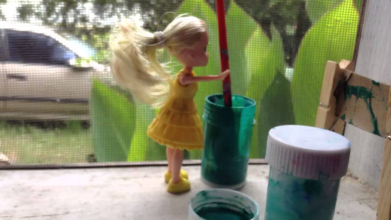 Art time~ a Polly pocket stopmotion