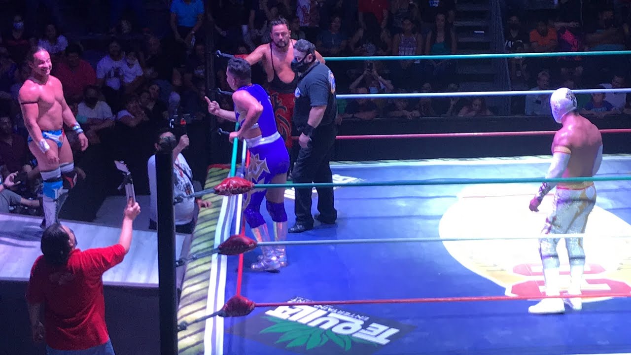 Místico y Dulce Gardenia vs Volador Jr y Averno