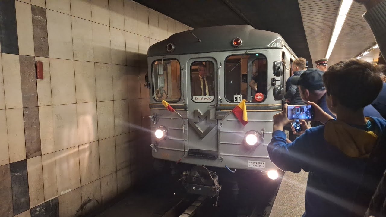 50.výročí metra. 50 let metra v Praze. Metro C. 8.5.2024