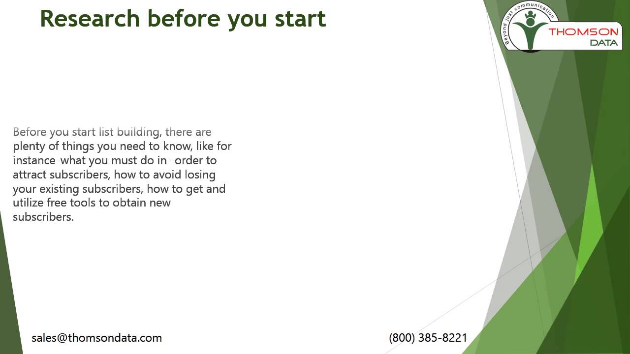 Learn How to Build a Mailing List and Email List Database