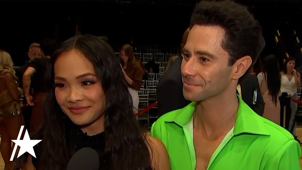 'DWTS': Jenn Tran & Sasha Farber REACT To People Shipping Them