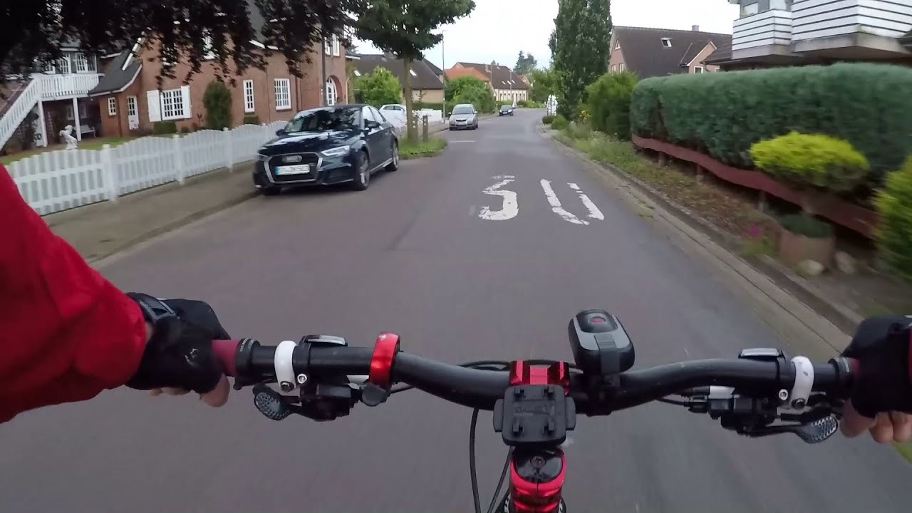 Mit dem Rad zur Arbeit!  Hin- und Rückweg 42,8 Kilometer bei jedem Wetter.