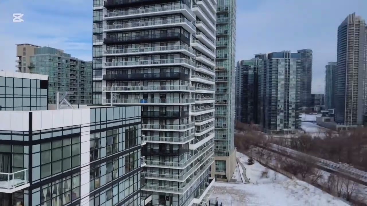 Drone POV at grand avenue park
