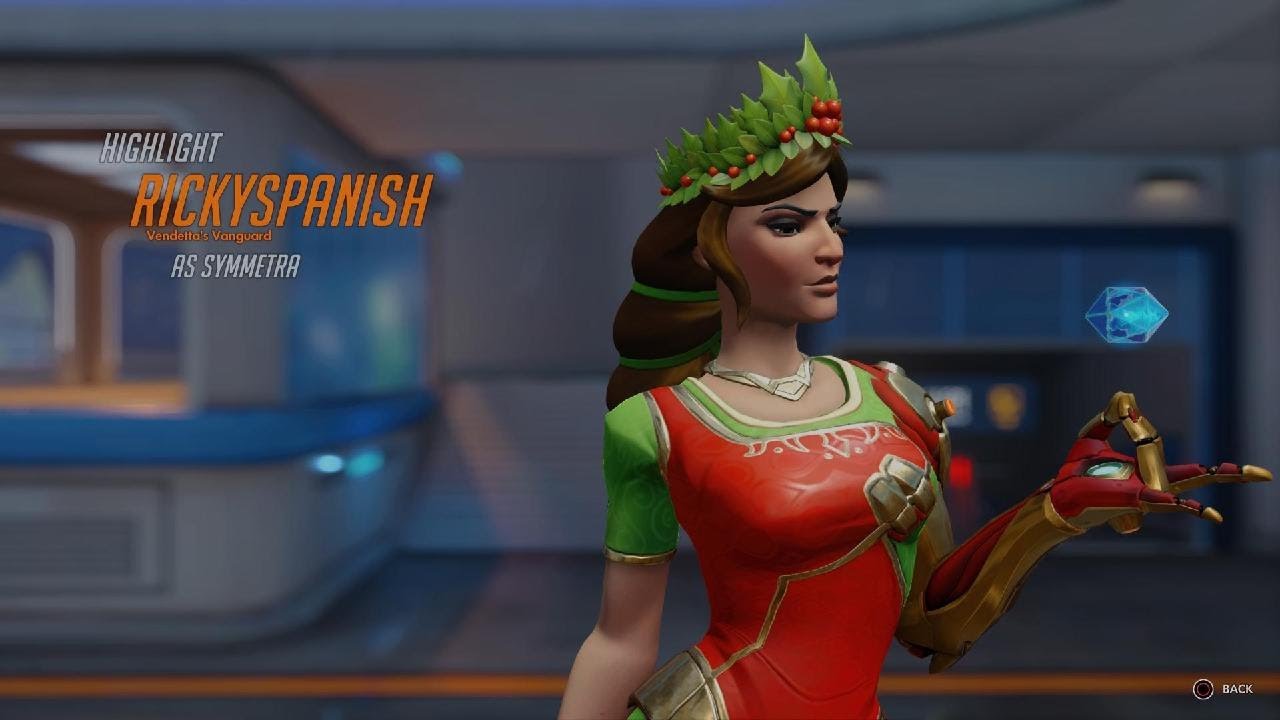 Mistletoe Symmetra? In March? What is this madness, in the midst of March?