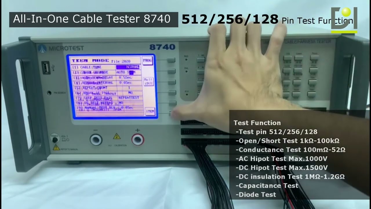MICROTEST 8740 Cable Tester Conductance AC DC Hipot Test DC insulation