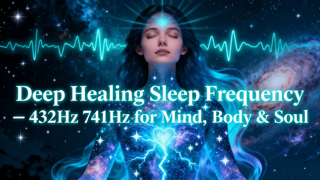 432Hz Deep Sleep Healing Music – Fall Asleep Fast, Relieve Stress & Restore Mind and Body