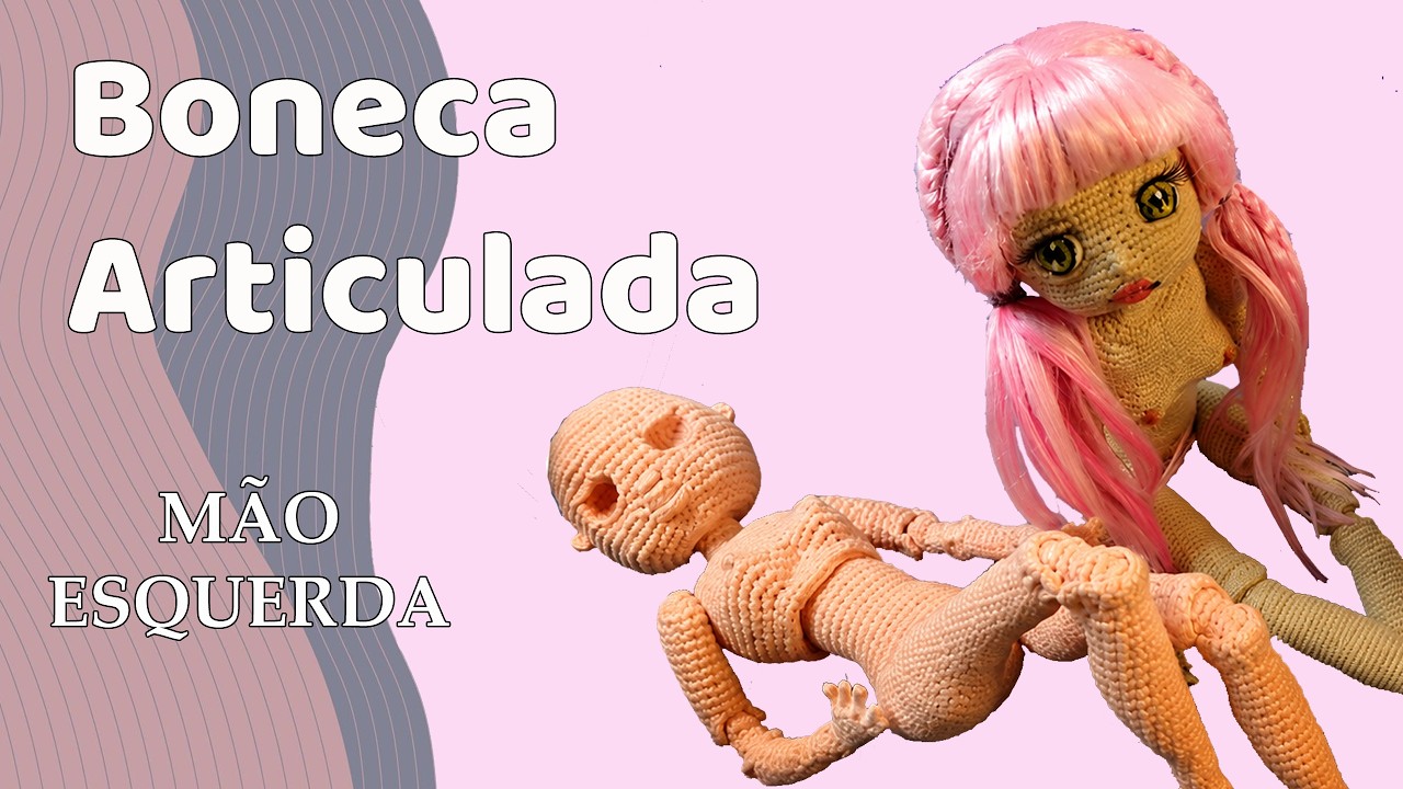 mão esquerda realista amigurumi #amigurumi