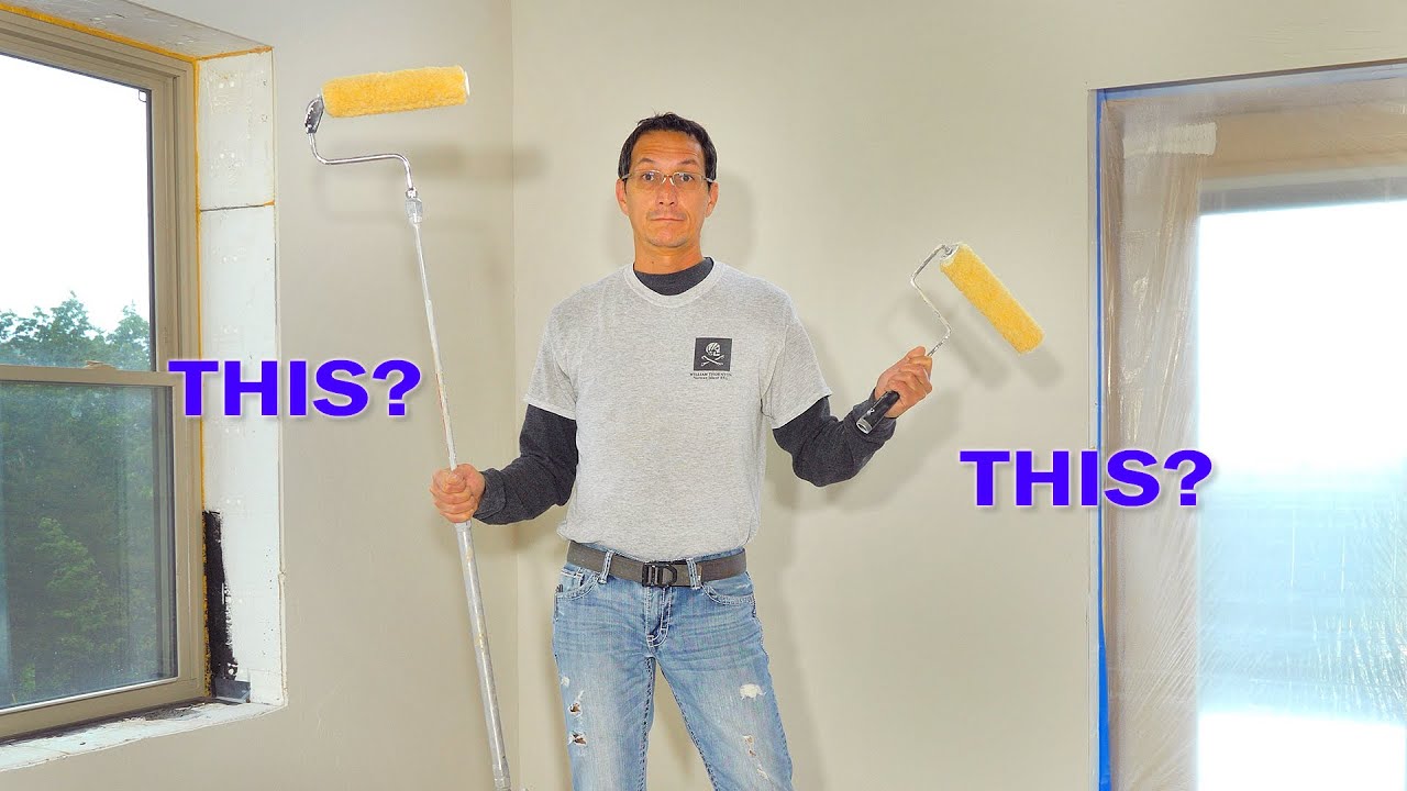 Pressure Roller vs. Regular Roller - Painting Interior Walls and What Color?