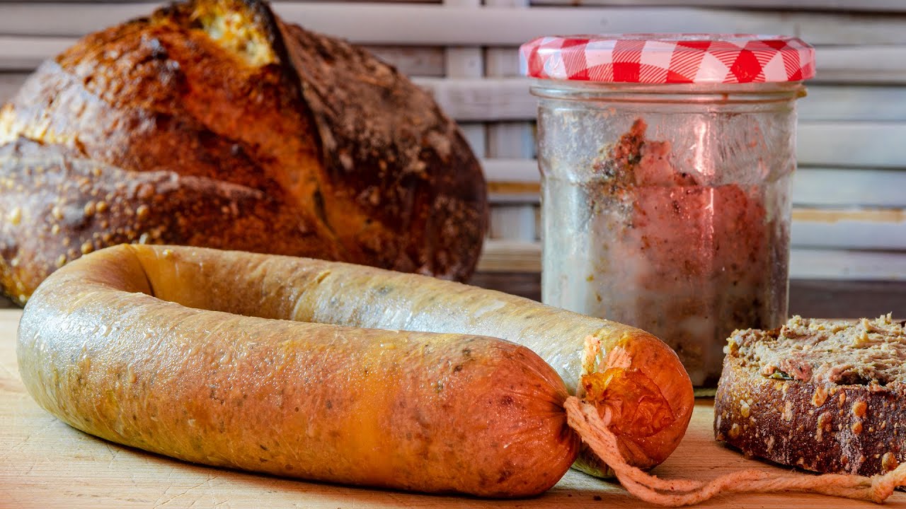 Hausmacher Leberwurst selber machen - Im Glas oder im Darm geräuchert