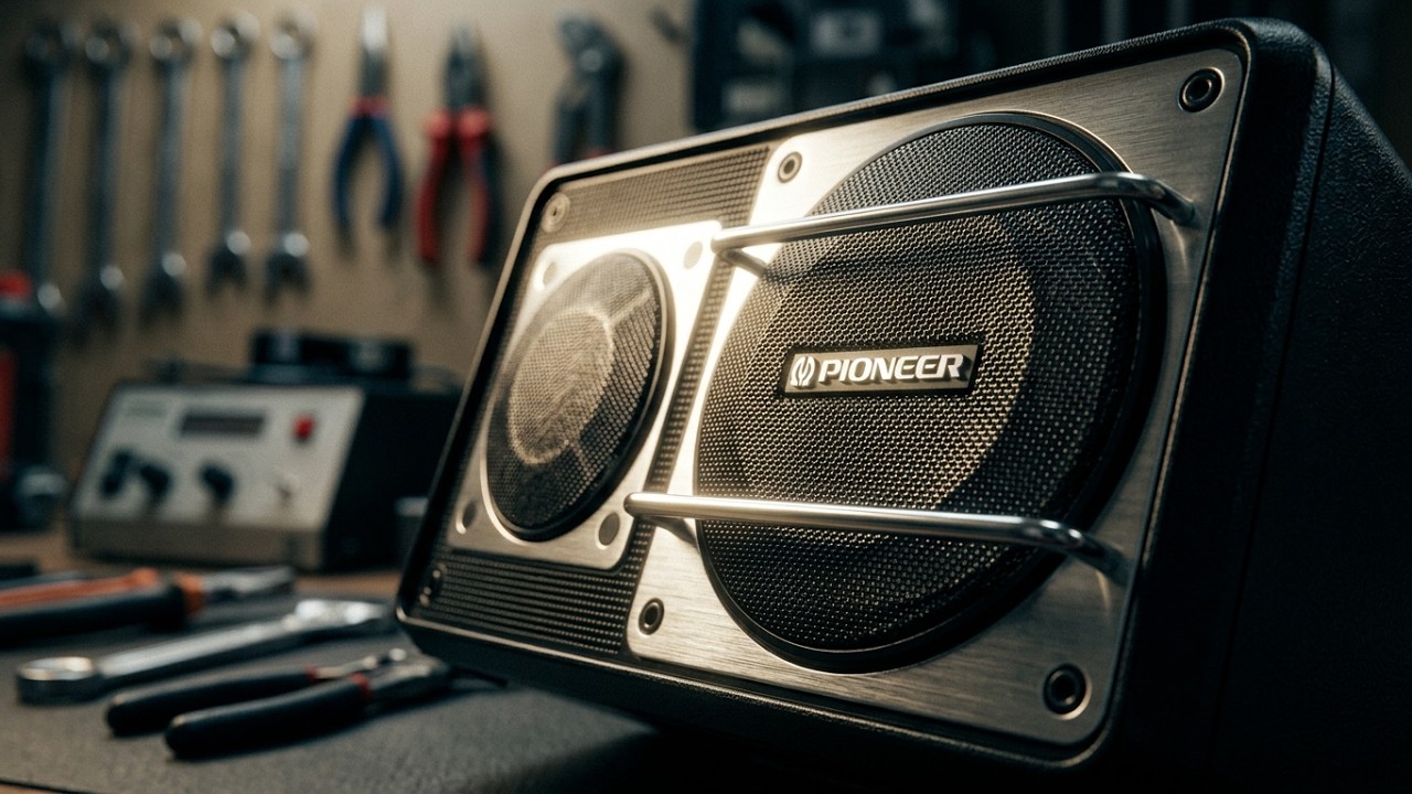 Restoration of Old and Damaged Automotive Speakers | pioneer TS-X6 vintage Japan year 1974