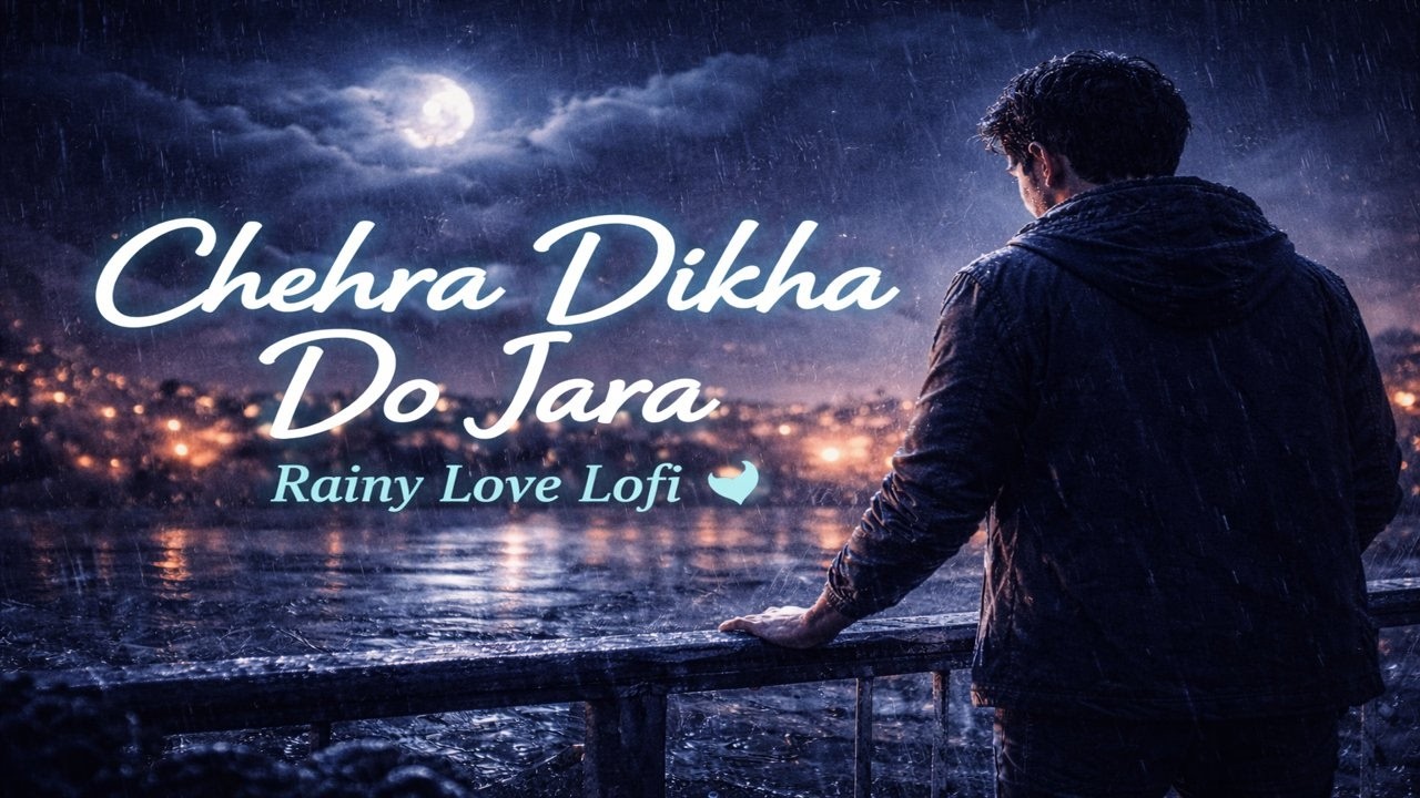 Chehra Dikha Do Jara (Rain Version) 🌙 Hindi Lofi Chill | Romantic Night Feel