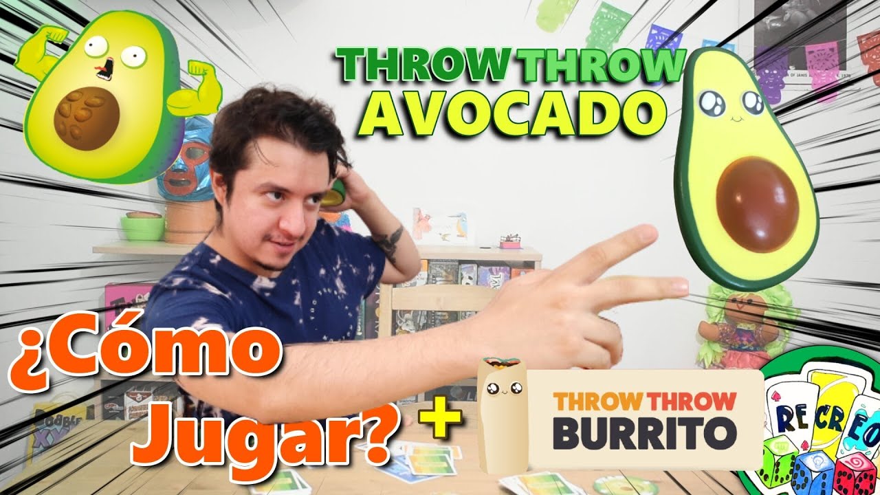 Throw Throw avocado | Throw throw burrito con Throw Throw avocado | Exploding Kittens |Recreo Ludico