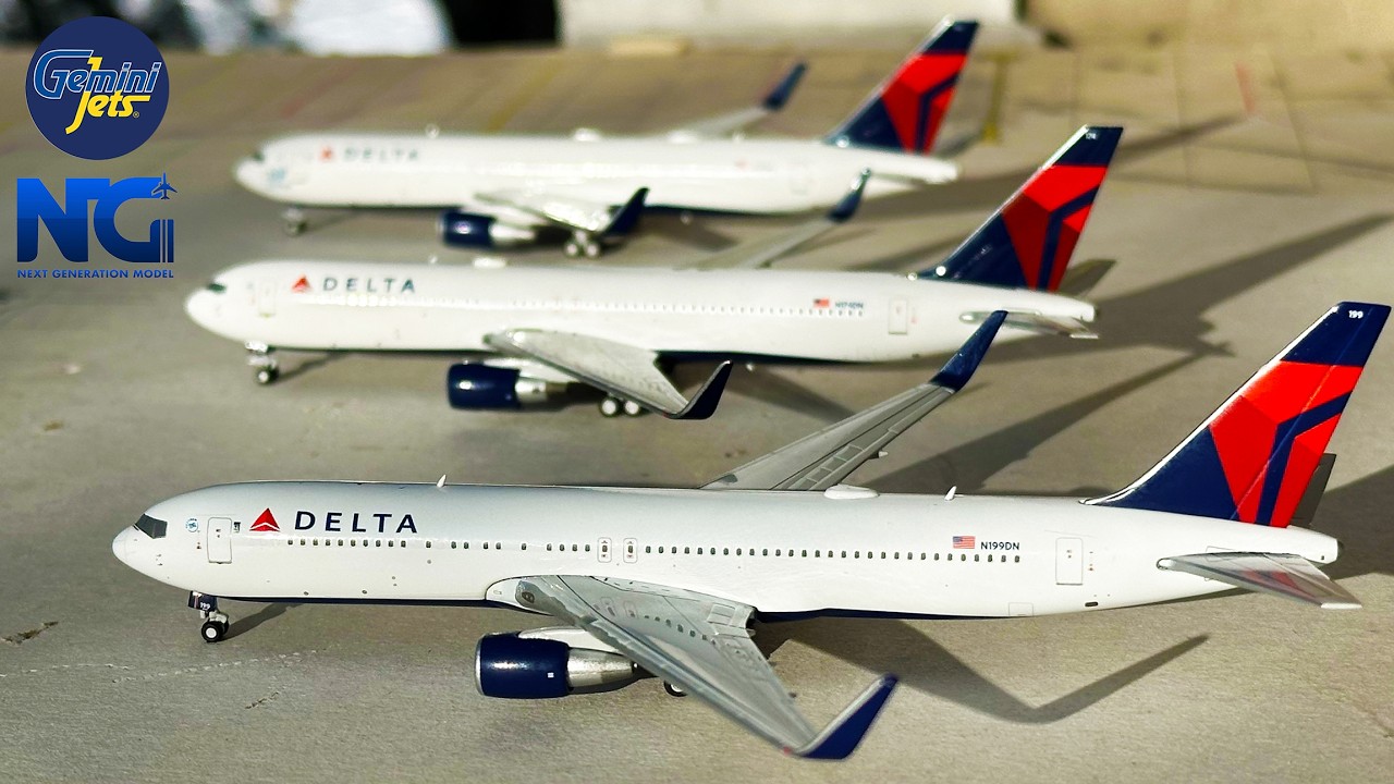 Лучшие формы для отливки моделей самолетов Boeing 767: Gemini Jets, NG Models, Panda Models.