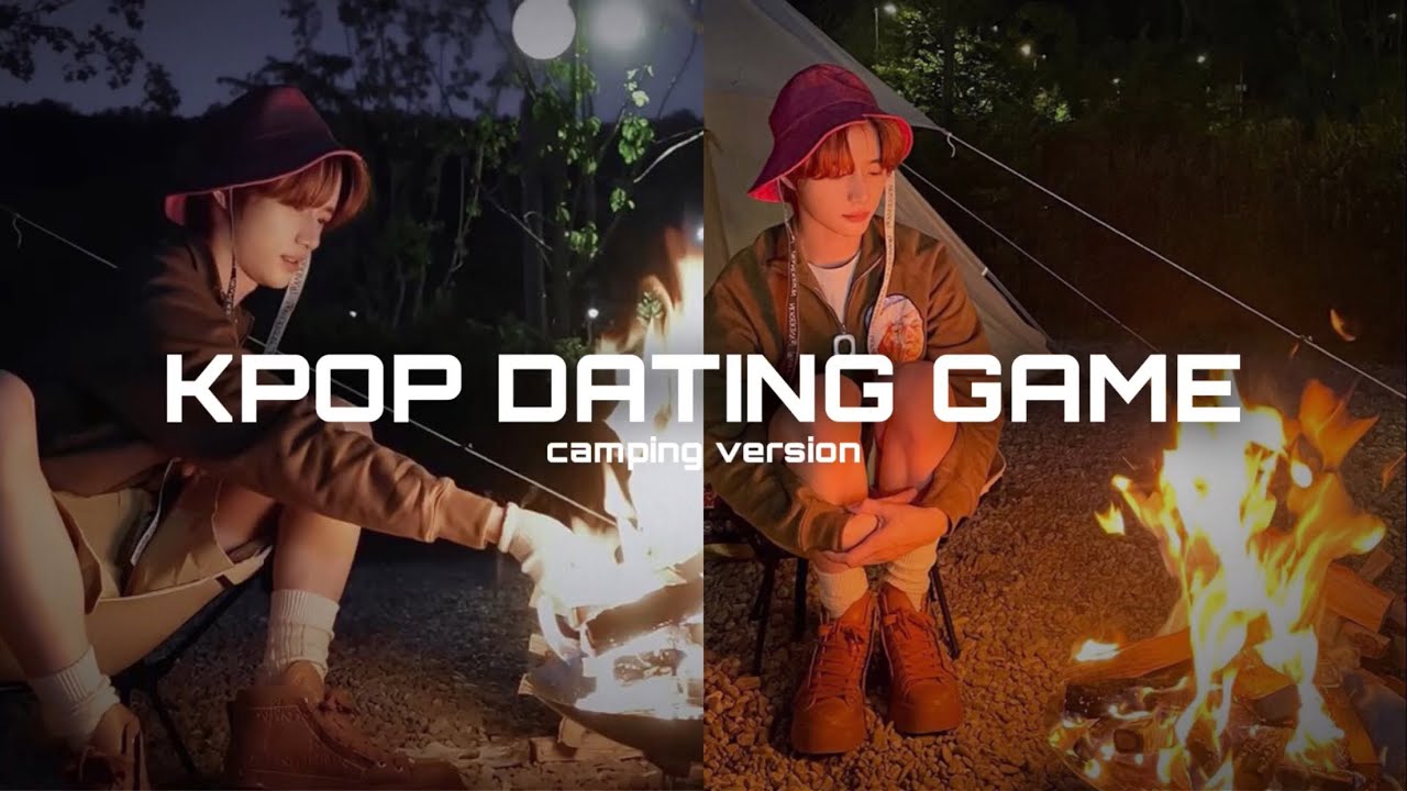 KPOP DATING GAME | CAMPING VERSION    #kpopgames #kpop #kpopdatinggame