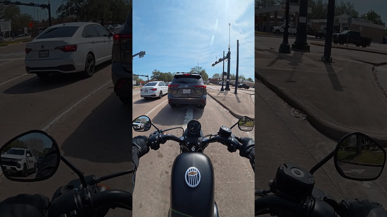 4K POV BEGINNER RIDER EXPERIENCE  Harley 883 Iron DJI OSMO ACTION 6   ND16 FILTER