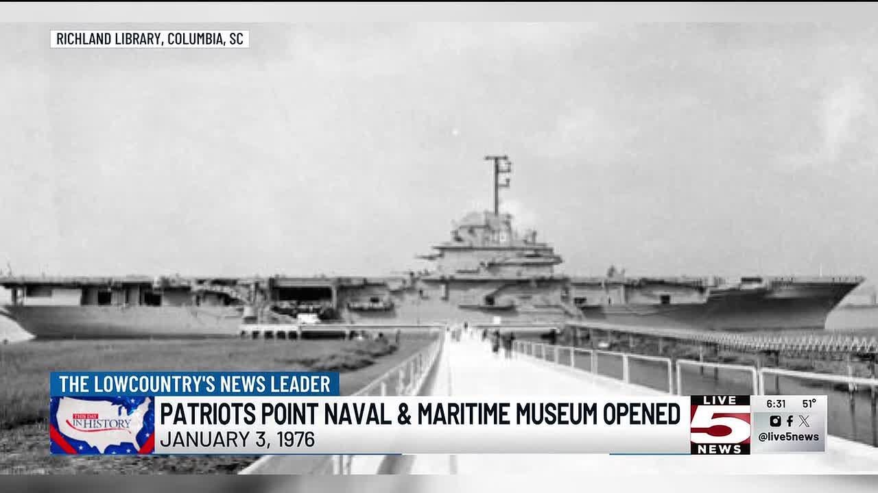 VIDEO: This Day in History: Jan. 3, 1976: Patriots Point Naval & Maritime Museum opens