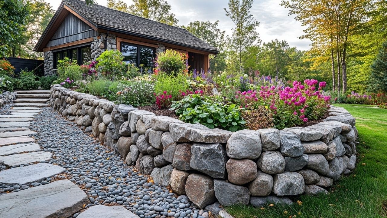 7 Natural Stone Fence Ideas for Modern Gardens | Stylish & Sustainable Backyard Inspiration!