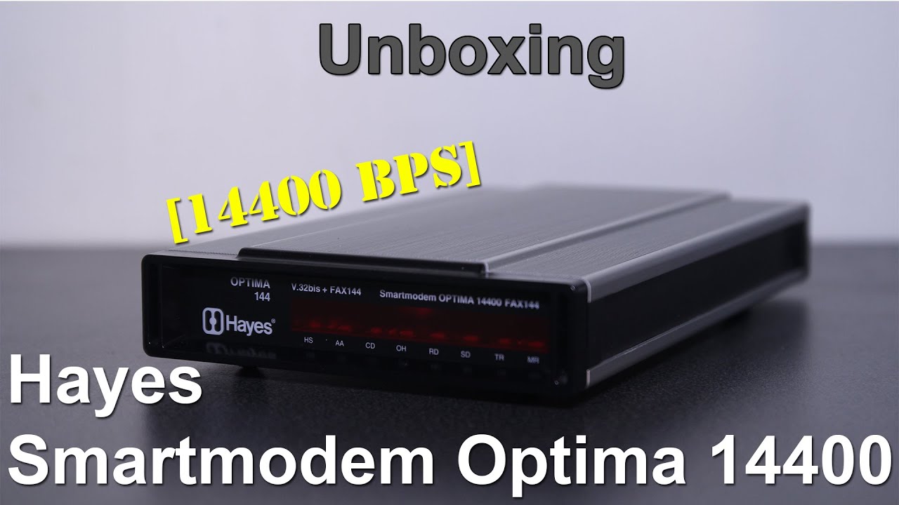 Hayes Smartmodem Optima 14400 Unboxing