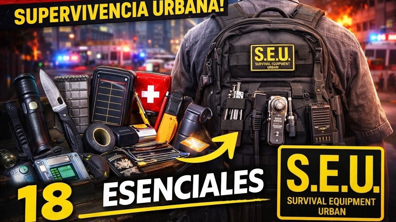 18 OBJETOS DE SUPERVIVENCIA URBANA QUE DEBERÍAS TENER ANTES DE UNA CATÁSTROFE