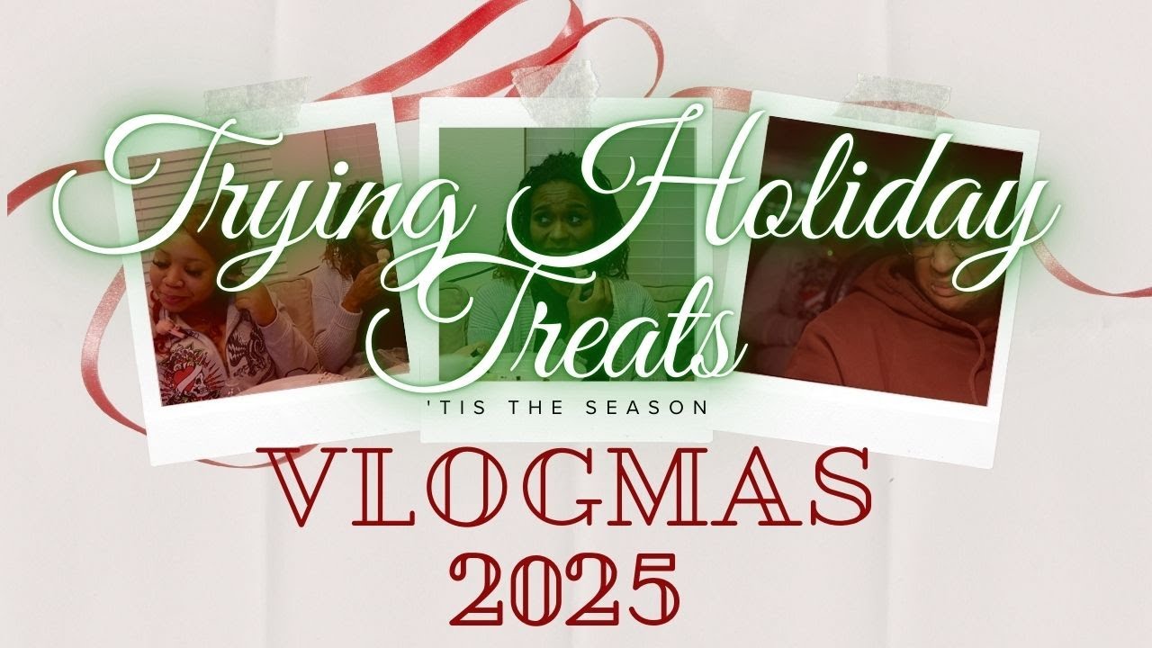 Trying Holiday Treats from H-E-B | Vlogmas 2025 LittleMissJahde