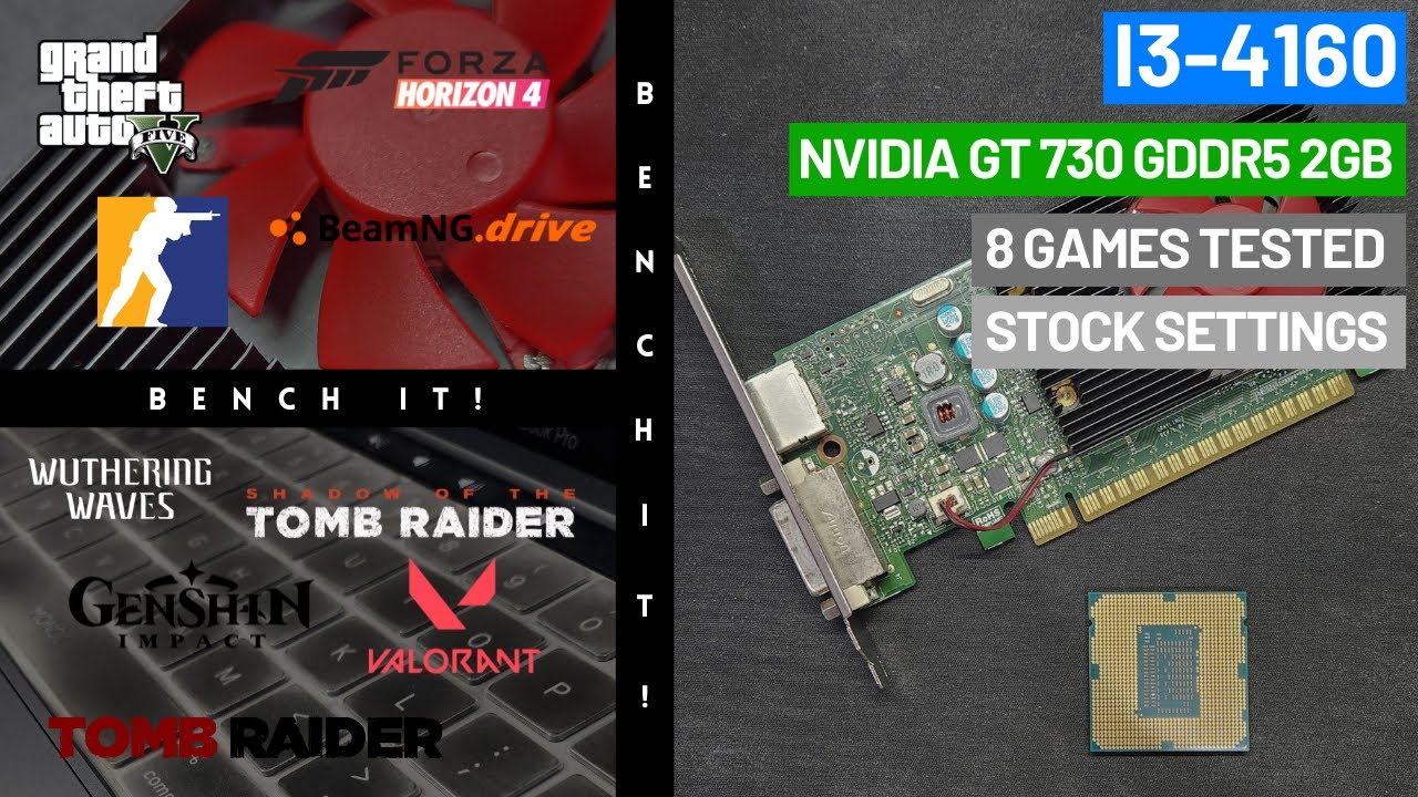 i3-4160 + GT 730 GDDR5 - Test in 8 Games