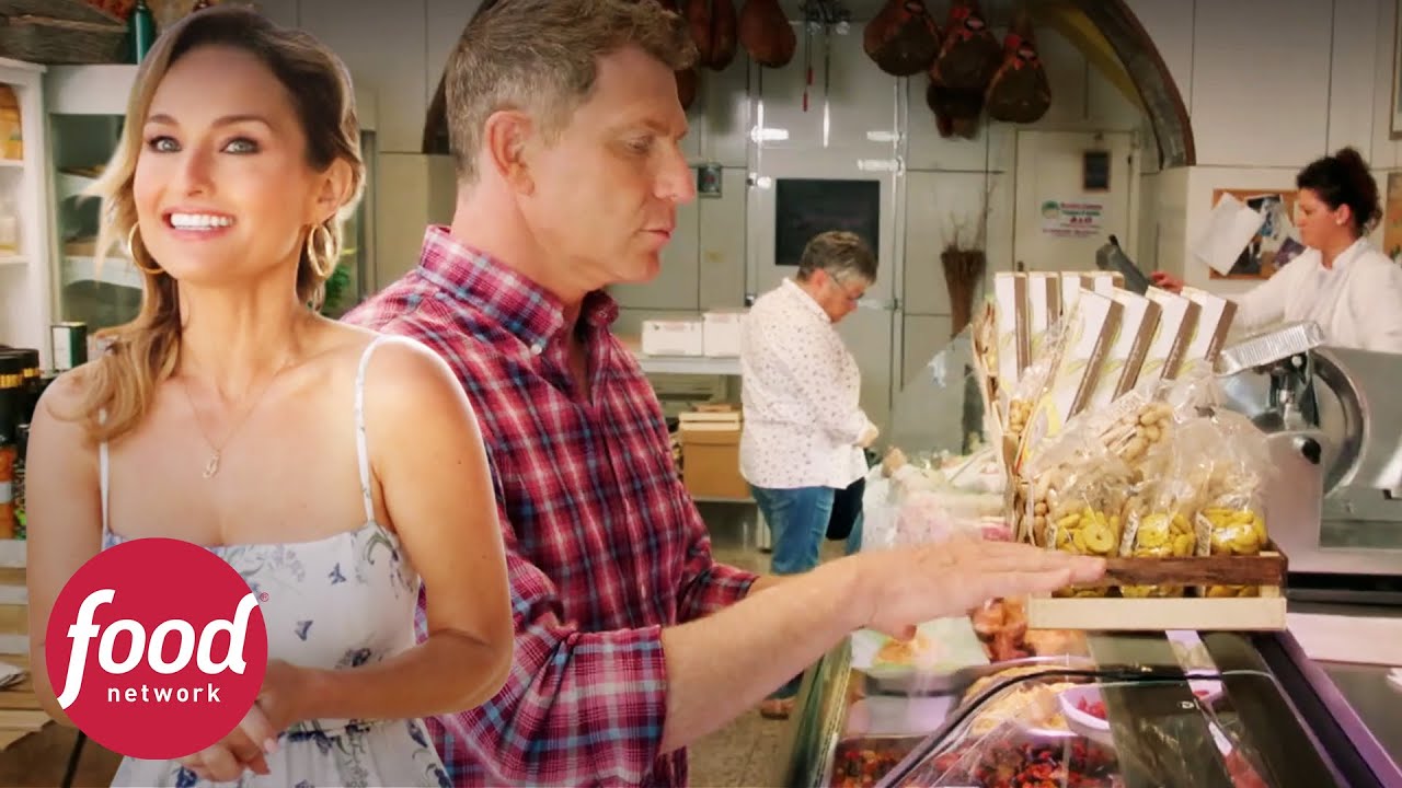 Bobby e Giada exploram Montalcino entre Brunello e prosciutto | Bobby e Giada na Itália