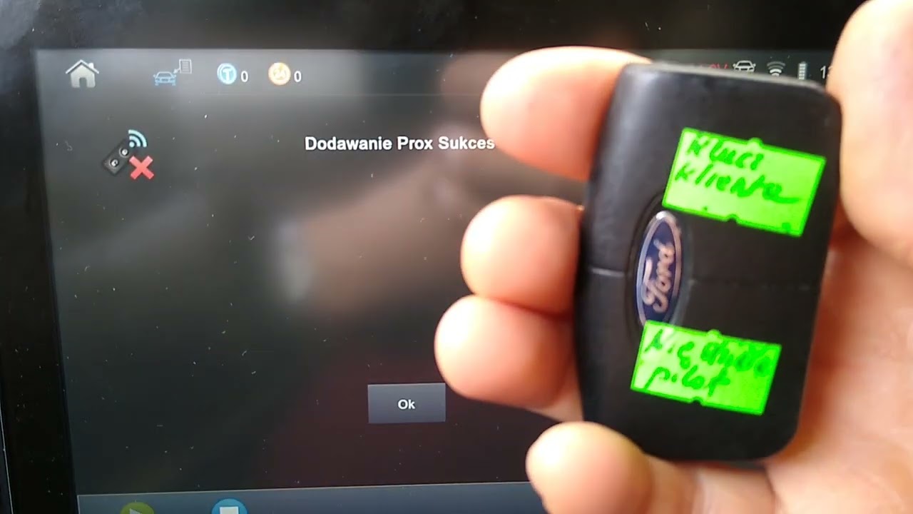 Smart pro Ford Kuga 2008 programowanie kluczy proxy.