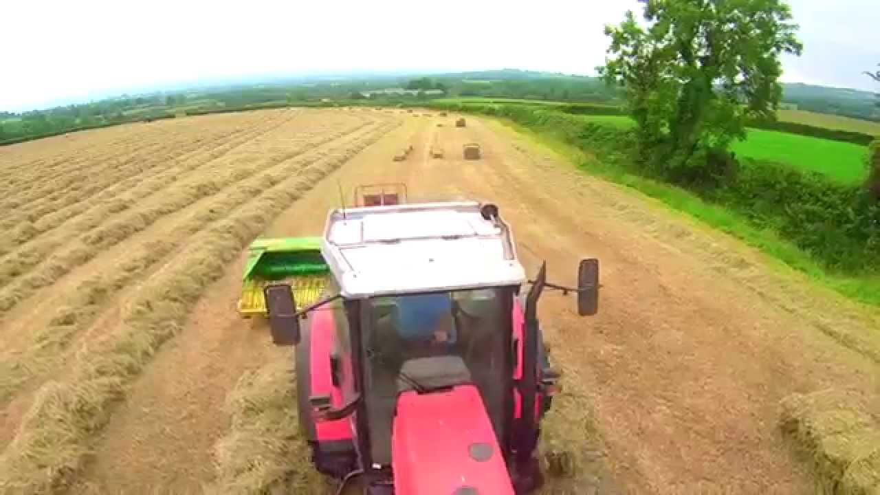 Bringing Home The Hay - Square Baling.