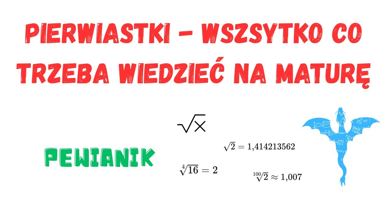 Pierwiastki - wszystko co trzeba znać na maturę podstawową