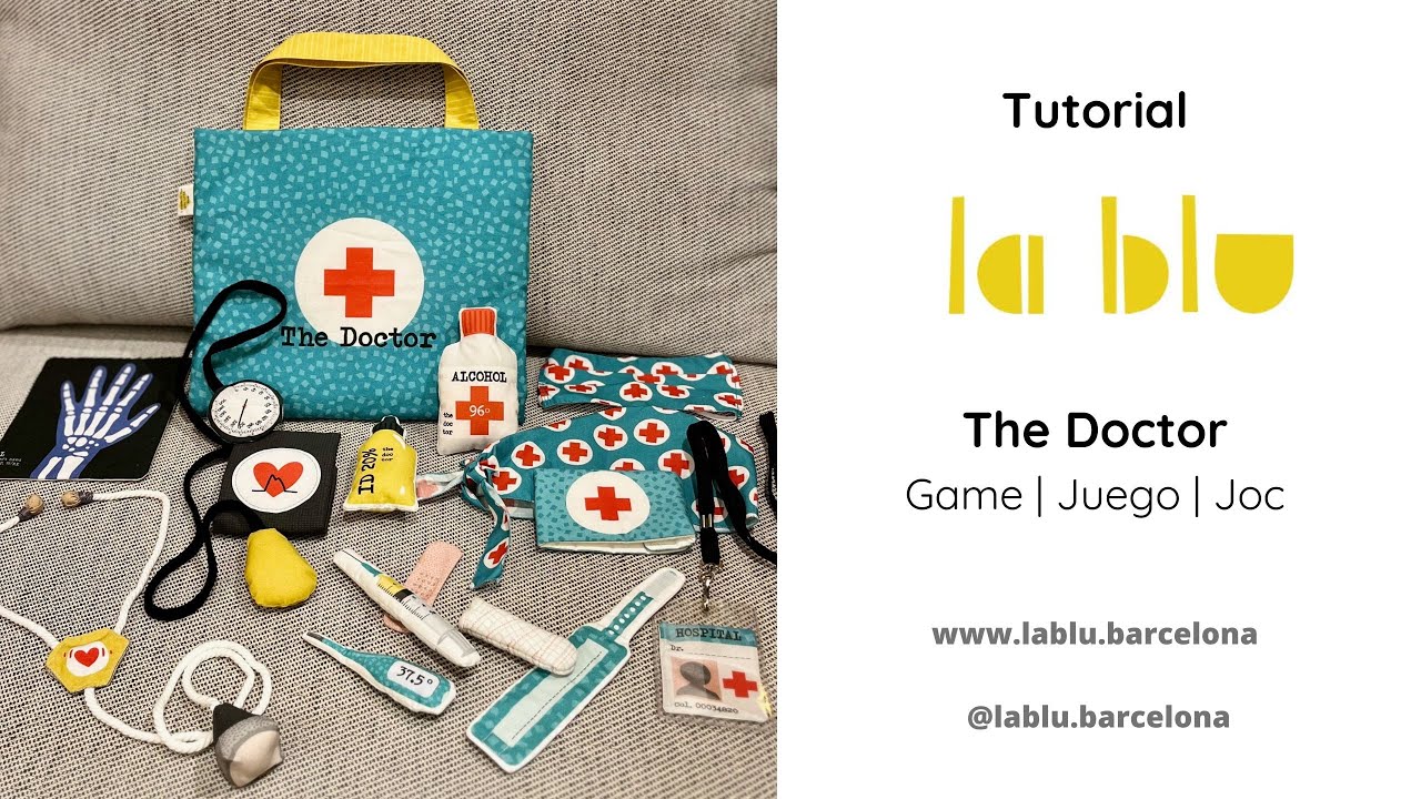 Tutorial paso a paso para coser el panel del juego THE DOCTOR de LA BLU